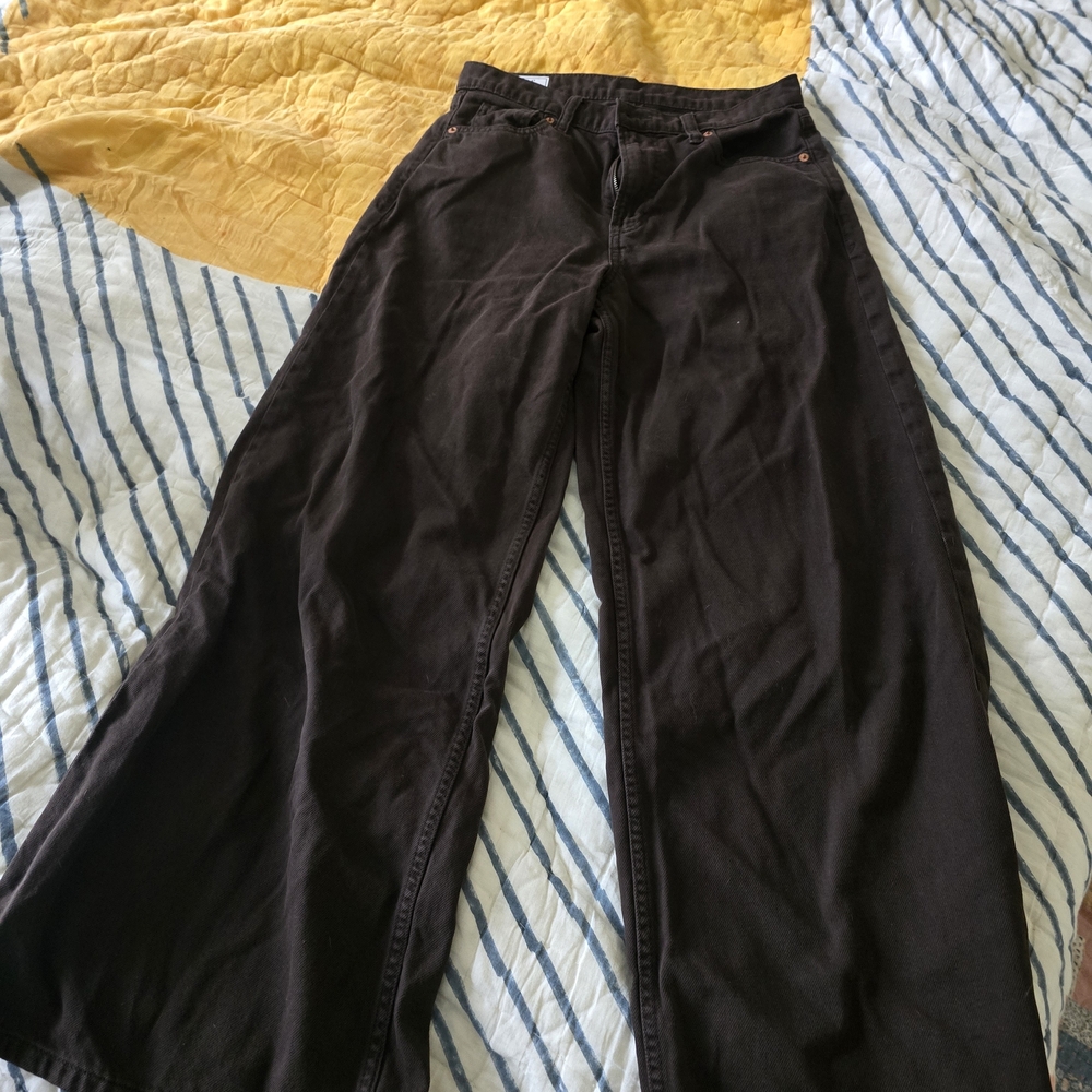 GAP Women's Dark Wide-Leg Jeans